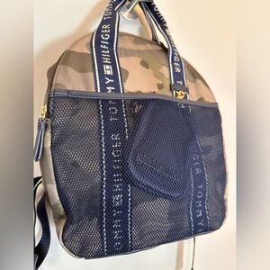 Tommy Hilfiger Camo & Navy Backpack